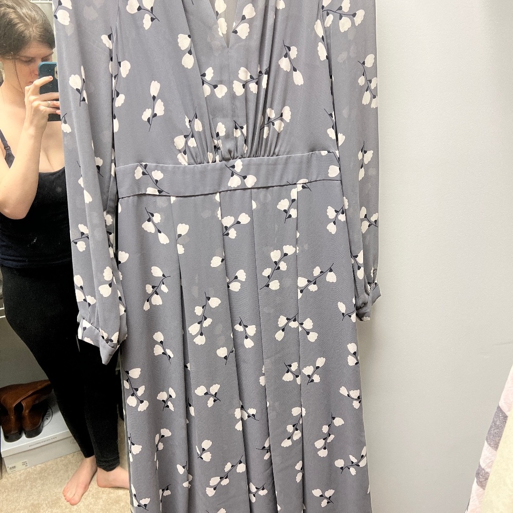 Anne Klein Floral Midi